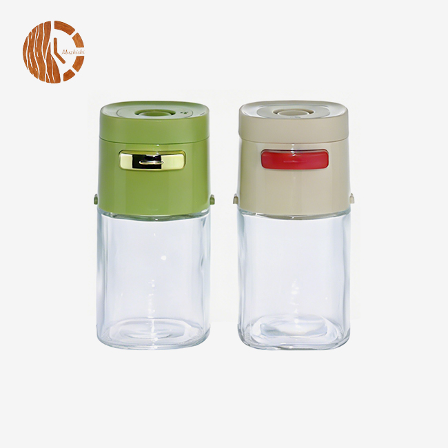 Airtight Glass Food Storage Jar with Press Lock Lid